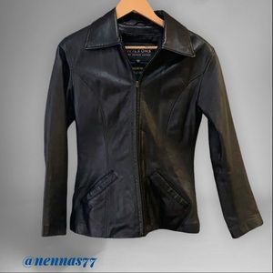 WILSON'S Genuine black leather jacket